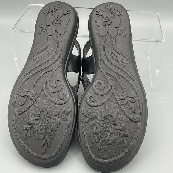 NEW Easy Street Women’s Bolt Slingback Cutout Sandals Black Size 6.5N - Picture 8 of 10